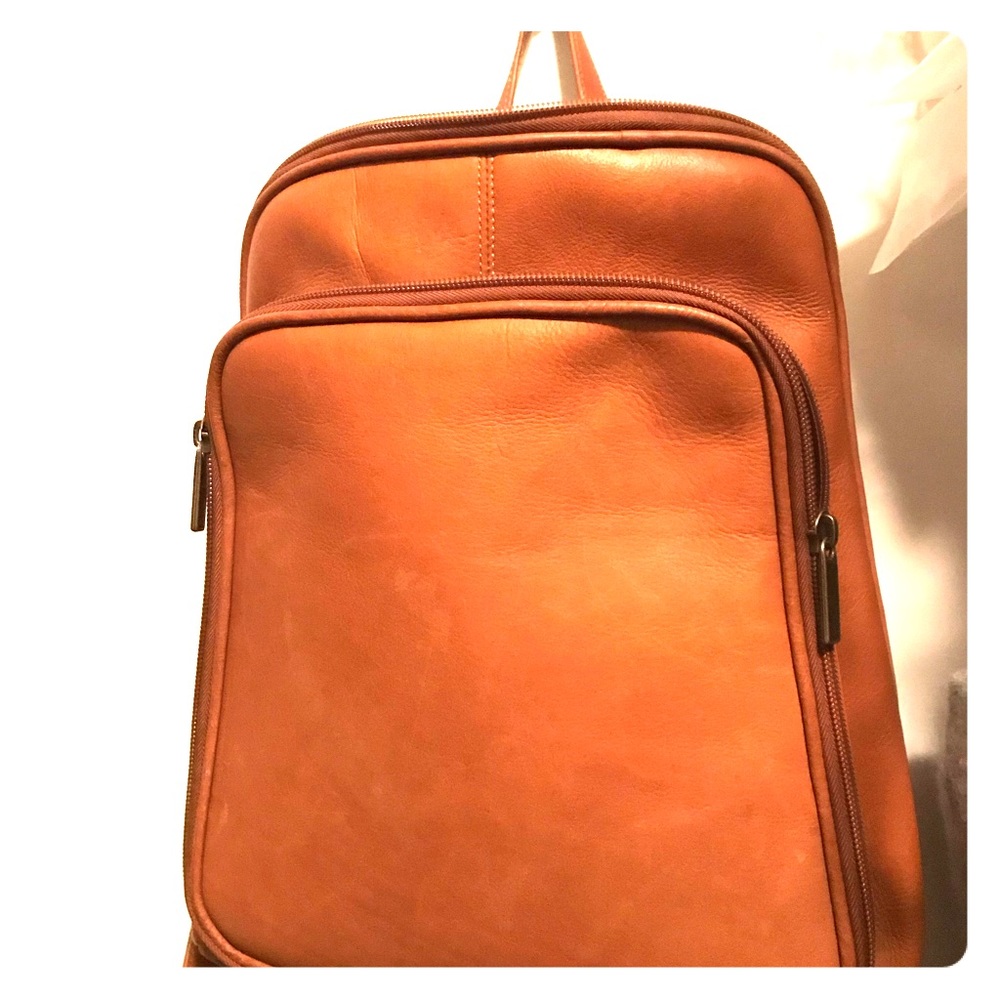 All genuine  leather backpack